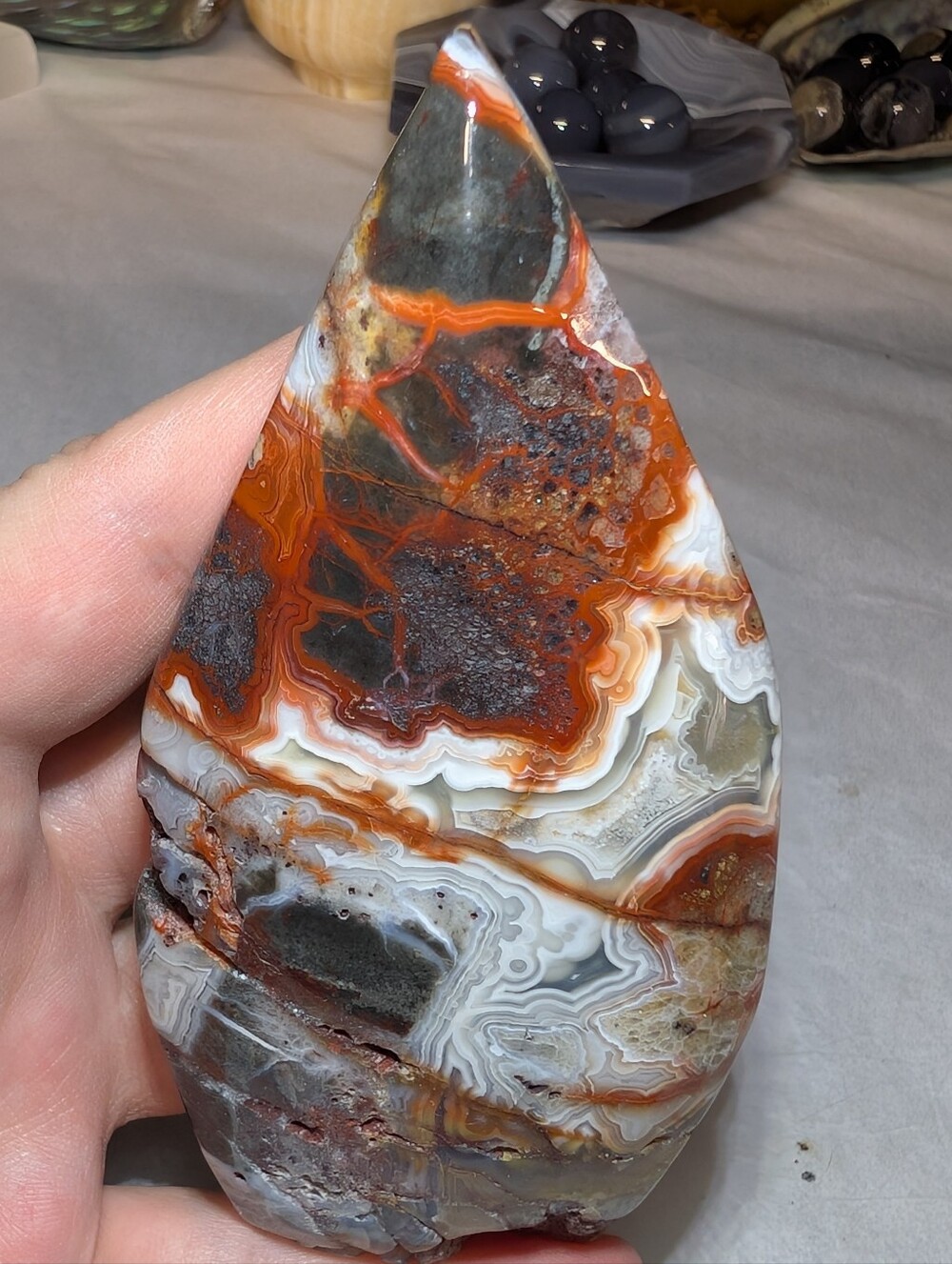 Mexican Crazy Lace Agate Tear